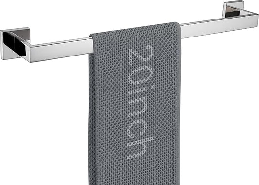 LANC 20-Inche Silver Towel Bars for Bathroom Wall Mounted Chrome Polished Bath Towel Racks Total-22” Towel Rods Stainless Steel Towel Rails for Lavatory Towel Holder Towel Hanger, A8804CP-5P1