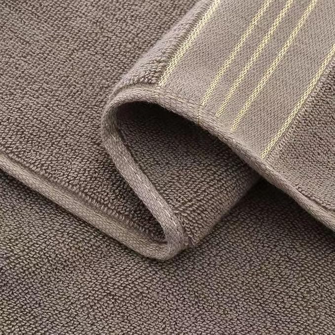 2 Pack Hand Towels for Bathroom, Cotton Decorative Soft (Brown - 2 Pack) | Decorative Hand Towel Set for Face Spa Bath Gym Kitchen, 13x30 Inch, Premium materials ensure