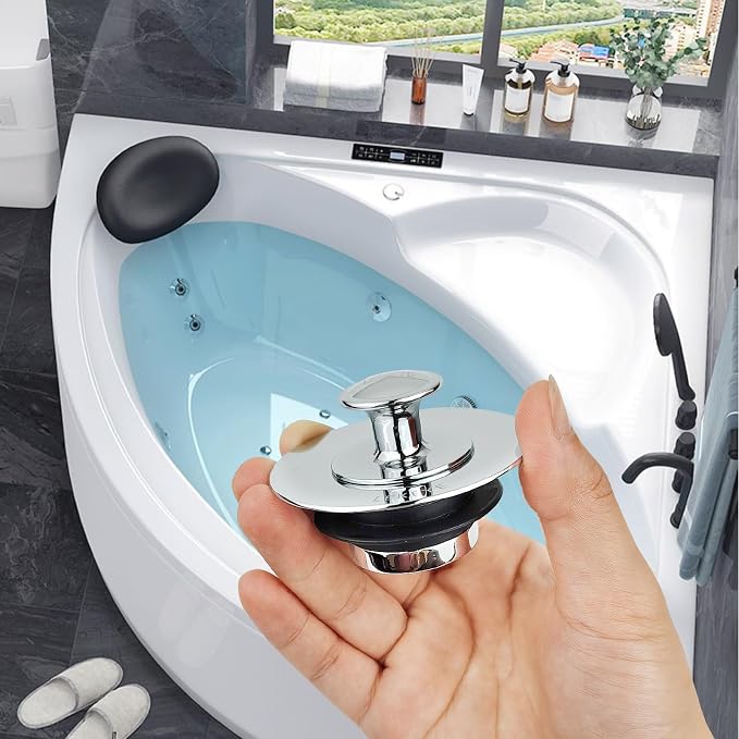 LEKEYE Shower Drain Hair Catcher | Bathtub Stopper/Shower Drain Cover/Drain Protector for Bathtub and Bathroom