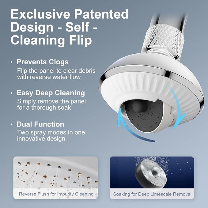 Kitchen Faucet Sprayer Attachment, Anti-Splash 3-Mode Swivel Faucet Extender with Wide Spray Area, 360° Rotating Faucet Aerator, Faucet Head Replacement for Kitchen & Bathroom, 55/64'' Female Thread