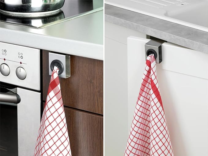 Wenko "Push Kitchen/Door Hook, Silver