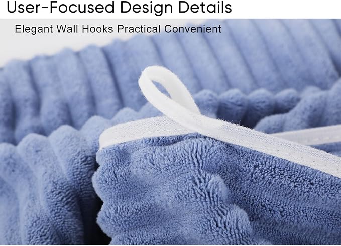 Luxury 3-Piece Quick-Dry Bath Towel Set – Ultra Soft Microfiber Towels | Hand Bath Towels for Bathroom, Pool, Home, Sports Gym & Travel – Elegant Twill Design (14”x 29.6”)