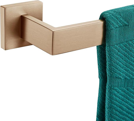 KOKOSIRI 36-Inch Towel Bars for Bathroom Kitchen Towels Holder Wall Mount SUS304 Stainless Steel Towel Rack, Champagne Bronze B4003CPG-L36