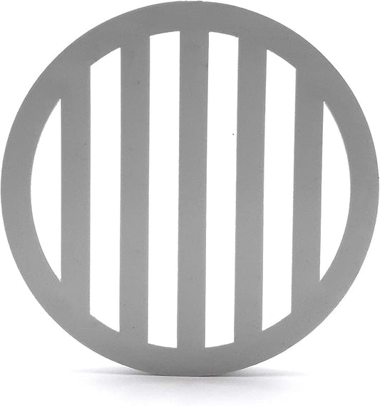 Swimables Plastic Drain Cover 3 1/8" Diameter and 1/4" Thickness - 100% Made in USA (1, Gray)