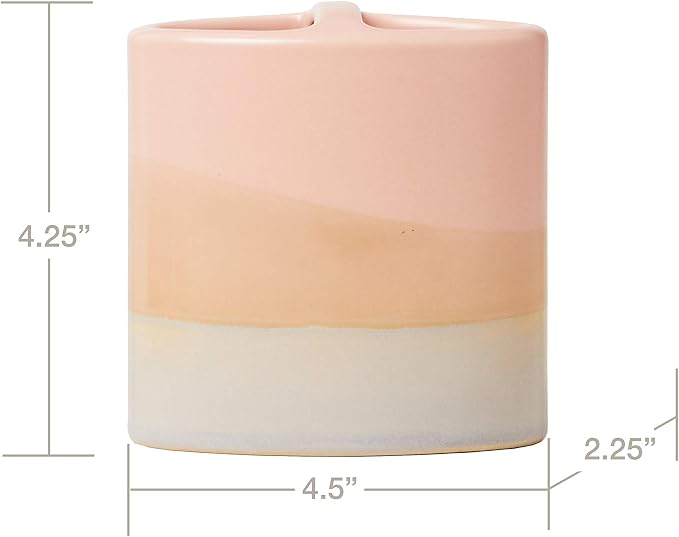 SKL Home Alanya Toothbrush Holder, Blush