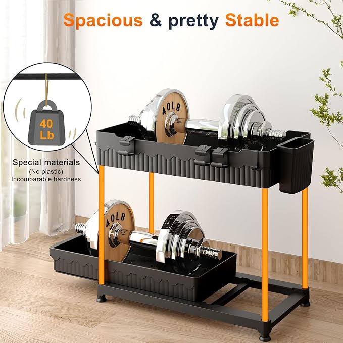 Sevenblue 4 Pack Under Sink Organizer, Bathroom Organizers and Storage, 2 Tier Multi-Use Pull Out Cabinet Organizer with Hang Hooks and Cups (Black, 4 Pack) | Multi-use kitchen & bathroom storage. Includes hanging hooks and cups. Black, space-saving ca...