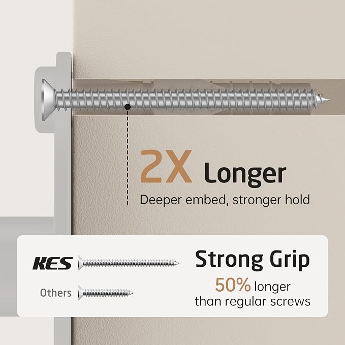 KES Black Swivel Towel Bar for Bathroom 9-Inch Swing Out Double Towel Bar 2-Arm Kitchen Wall Mounted SUS 304 Stainless Steel Matte Black, A2106S23-BK