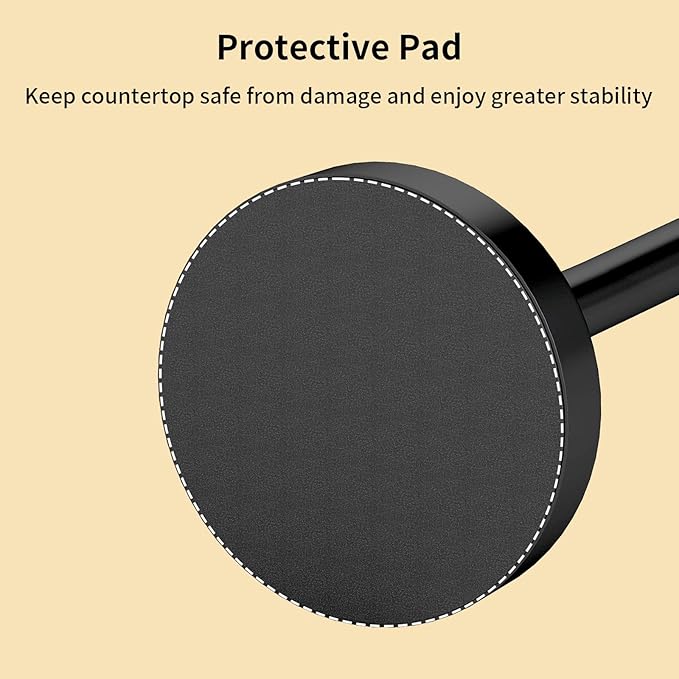 Heavy Duty Toilet Paper Holder Stand, Extra-Weighted Base No Tipping | Stainless Steel Toilet Paper Stand, Free Standing Floor Tissue Roll Holder for Bathroom, Matte Black 200UP