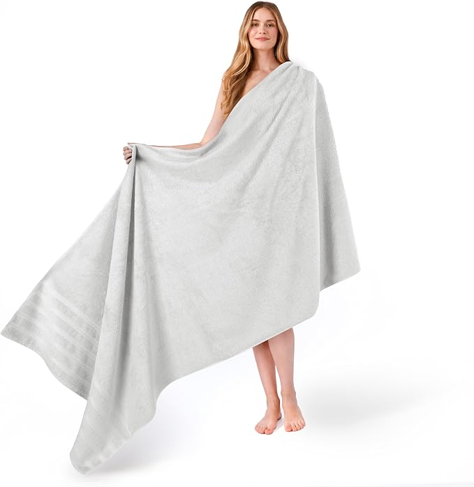 American Soft Linen 100% Cotton Luxury Turkish Towels, 35x70 XL Bath Sheet | Soft Absorbent Quick Dry OEKO Tex Standard 100 Certificated Durable Machine Washable Premium Hotel Quality