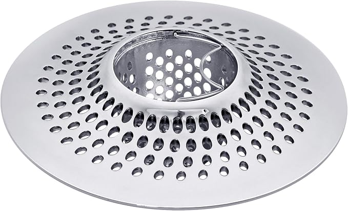LEKEYE Drain Hair Catcher/Bathtub Shower Drain Hair Trap/Strainer Stainless Steel Drain Protector(Patented Product) | Stainless Steel