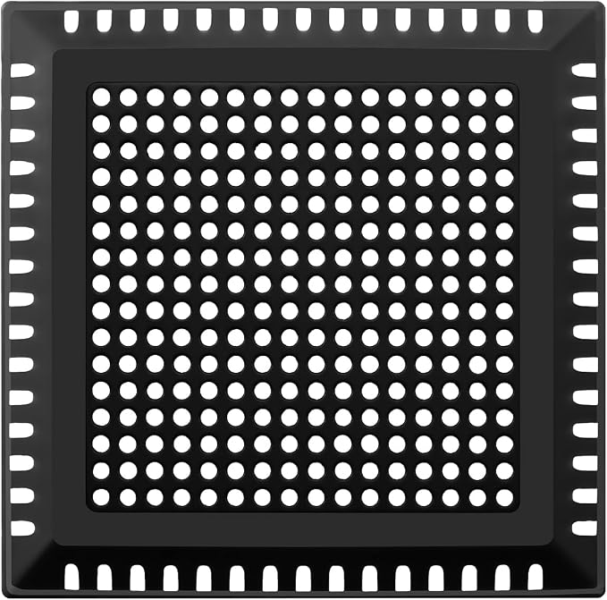 Aluvor Drain Hair Catcher,Shower Drain Cover Hair Catcher Shower Strainer | Square Shower Hair Drain Catcher for Bathroom Floor to Keep Away from Clogged Drain (Matte Black, 4 inch)