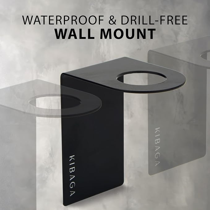 Stylish Shampoo & Conditioner Dispenser Set of 3 - Wall Mount, Drill Free | Modern 21oz Shower Soap Bottles with Labels - Easy Refill Body Wash Dispensers for an Instant Bathroom Decor Upgrade