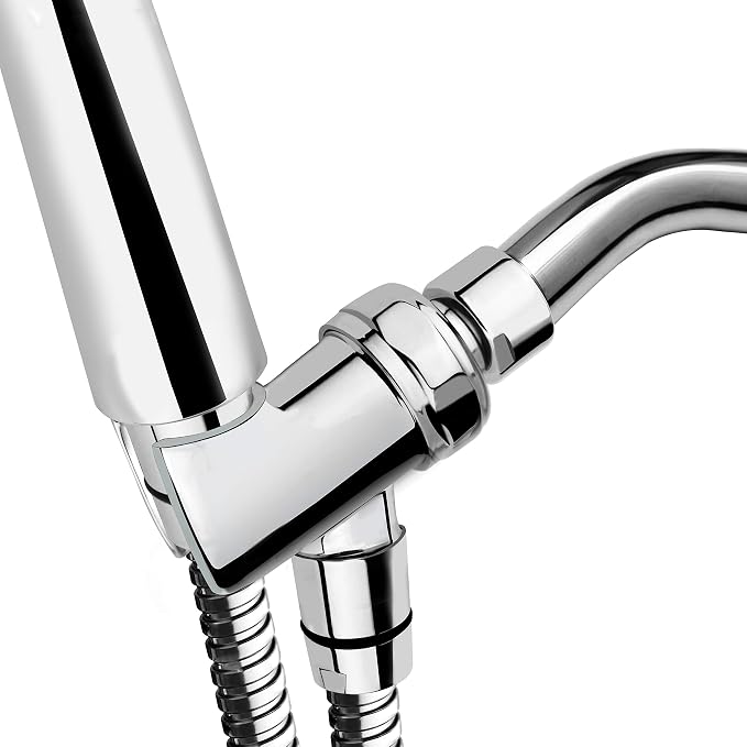 Brass Soild On Wall Mount Handheld Shower Head Holder Bracket, Chrome