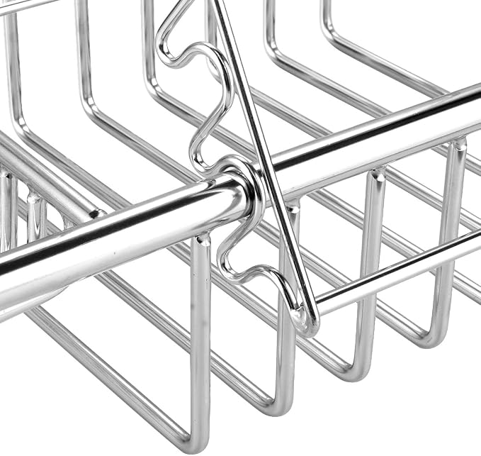 iPEGTOP Stainless Steel Bathtub Caddy Tray - Over Bath Tub Racks Shower Organizer with Extending Sides, Removable Wine Glass Book Holder