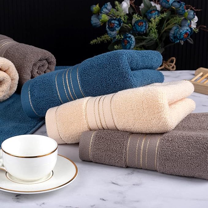 3 Pack Hand Towels for Bathroom, Cotton Soft & Absorbent | Decorative Hand Towel Set for Face Spa Bath Gym Kitchen, 13x30 Inch, Premium materials ensure