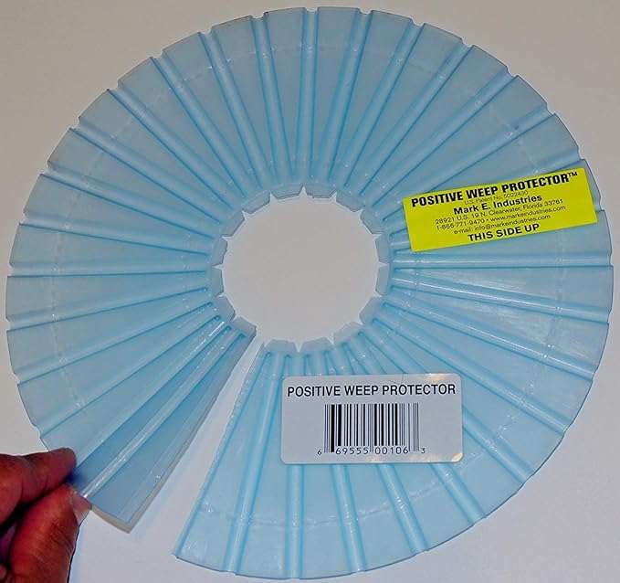 Positive Weep Hole Protector - Drain Weep Hole Protector