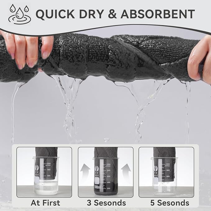 Bathroom Rugs Sets, Thin Non Slip Bath Mat Browm 16"x24"-2 Piece | Quick Dry Absorbent Washable Rubber Backing Bath Rug Shower Mat Bathroom Floor Mat For Sink Bathtub Beside Shower Entrance