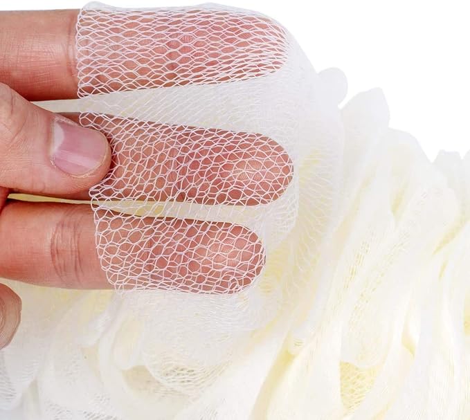 Back Scrubber for Shower, Loofah Long Handle Bath Body Brush, Soft Nylon Mesh Sponge On a Stick for Shower Men Women Kids Elderly, Exfoliating Scrub Cleaning Luffa for All Kinds of Skin