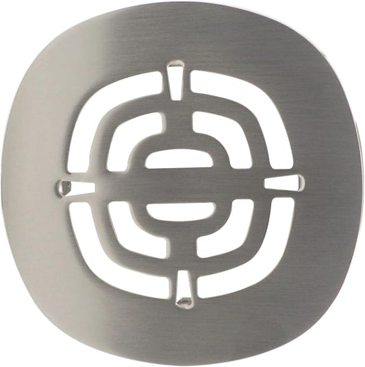 Westbrass Brass Snap-In Shower Strainer Grid, Satin Nickel, D316-07