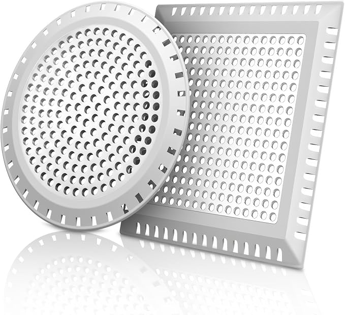 Aojuxix Shower Drain Hair Catcher/Drain Protector/Shower Drain Cover | Stainless Steel and Silicone Hair Trap for Bathroom Floor Drain (Patented Product)