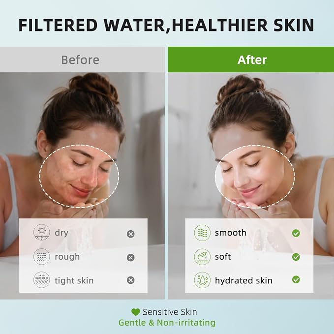 720° Rotating Faucet Water Filter - w/4 Filters, 22 Adapters, 2 Modes Faucet Extender Aerator, Remove Chlorine & Sediment for Most Bathroom/Pull Out Kitchen/RV Faucets, Water Saving Tap Filter