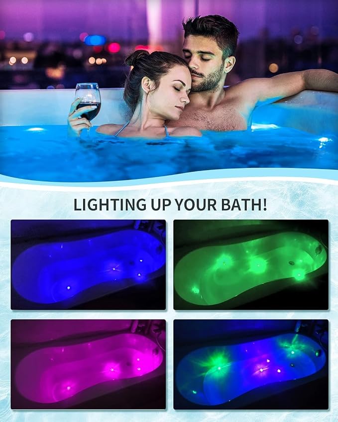 Light Up Bath Bombs with Surprise Inside, 4.23 oz XL Natural Gift Set 6 | with Essential Oils, Magnesium Large Bath Bombs for Women Relaxing Spa Skin Moisturize Gifts for Women
