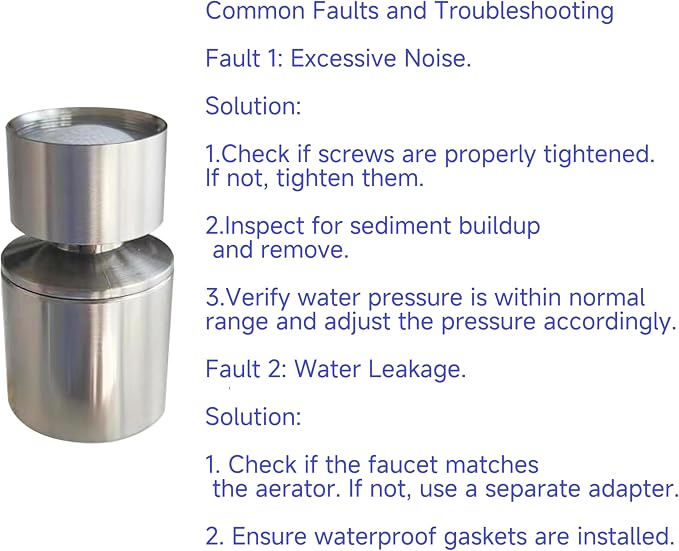 Brushed Nickel Rotate Sink Faucet Aerator.kitchen,bathroom faucet nozzle aerator,faucet extender, 360 degree swivel dual flow sprayer for sink tap head.