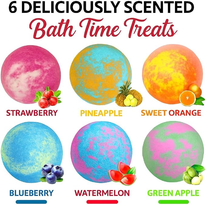Bath Bombs for Kids with Surprise Inside, Bath Bombs with Surprise Jewelry & Jewelry Box - Organic, Skin Moisturizing, Natural Kids Space Galaxy Bracelets, Birthday Gifts for Boys, Girls