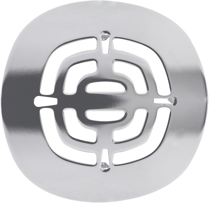Westbrass Brass Snap-In Shower Strainer Grid, Polished Chrome, D316-26