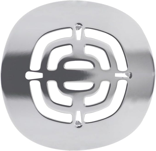 Westbrass Brass Snap-In Shower Strainer Grid, Polished Chrome, D316-26