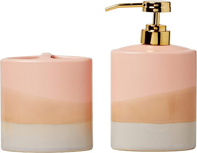 SKL Home Alanya Toothbrush Holder, Blush