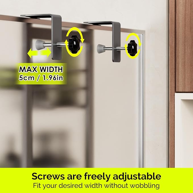 Orimade Over The Door Shower Caddy Adjustable 4 Tier Dark Grey,Bathroom Hanging Organizer Shelf Rustproof with 4 Hooks,Shower Basket with Soap Holder and Suction Cup