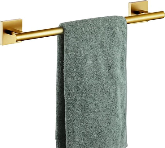 KOKOSIRI Hand Towel Bar Bathroom Towel Holder for Bath Kitchen Cabinet Towel Ring 12 Inch Brushed Gold Stainless Steel B4005BG-L12