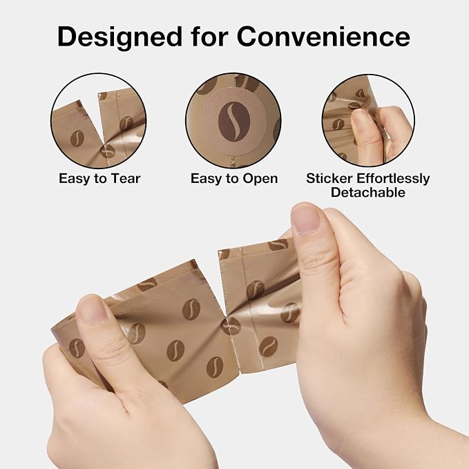 VETRESKA Dog Poop Bags, Coffee Scented Waste Bags, 300 Count | Leak Proof, Extra Thick and Large Pet Bags for Dogs and Cats (20 Refill Rolls)
