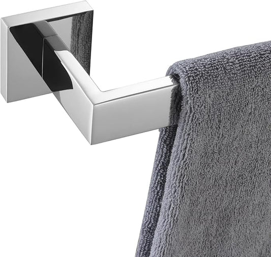 KOKOSIRI 36-Inch Single Towel Bar, Bathroom Kitchen Towel Holder, Wall Mounted SUS304 Stainless Steel Towel Rack, Polished Chrome, B4003CH-L36