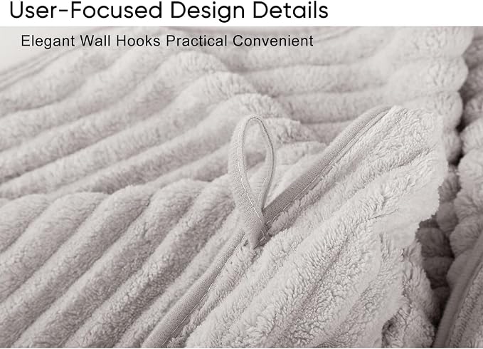 Luxury 3-Piece Quick-Dry Bath Towel Set – Ultra Soft Microfiber Towels | Hand Bath Towels for Bathroom, Pool, Home, Sports Gym & Travel – Elegant Twill Design (14”x 29.6”)