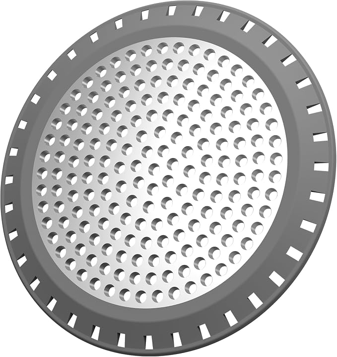 Shower Drain Hair Catcher,Aluvor Shower Drain Cover Bathtub Drain Strainer | Weighted Metal Hair Trap Stopper Sink Protector Filter Bathroom Flat Strainer Stopper