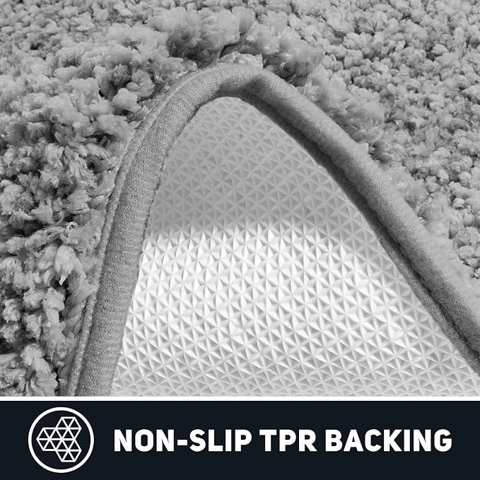 Ultra Soft Microfiber Bathroom Rug Set 3 Pieces - Non Slip Quick Dry Bath Mats for Bathroom Floor, Absorbent Shower Rugs with 20x32"/17x24"/20x24", Machine Washable Bath Rugs for Tub, Shower, Vanity