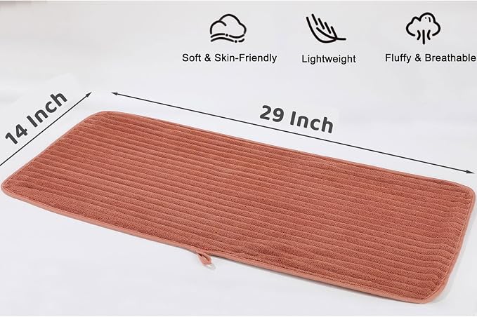 Luxury 3-Piece Quick-Dry Bath Towel Set – Ultra Soft Microfiber Towels | Hand Bath Towels for Bathroom, Pool, Home, Sports Gym & Travel – Elegant Twill Design (14”x 29.6”)