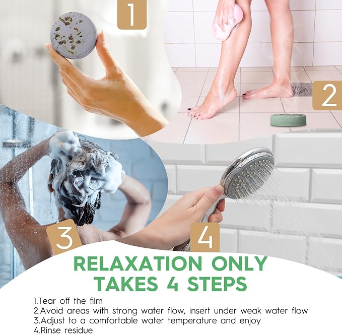 Shower Steamers Aromatherapy Mothers Day Gifts for Women 8 Pack, Shower Bombs Birthday Gift for Mom with Lavender Natural Essential Oils, Self Care Gifts for Women Lover Home Spa