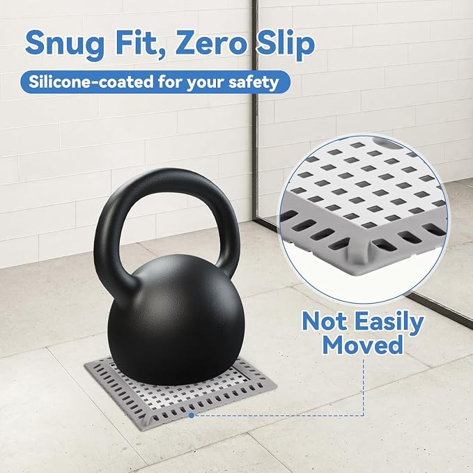 Shower Drain Hair Catcher,4.72",Hair Catcher for Bathroom Drain,Sink,Tub | Shower Drain Cover Protector,Easy Installation Clean,Prevents Clogged For Bath/Laundry room/Kitchen/Floor Drain,Sink,Bathtub