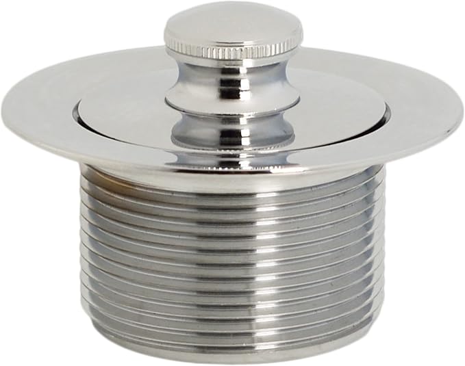 Westbrass Twist & Close Tub Trim Set with Two-Hole Overflow Faceplate, Polished Nickel, D94-2-05