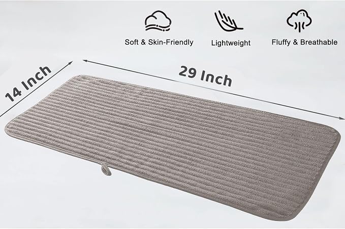 Luxury 3-Piece Quick-Dry Bath Towel Set – Ultra Soft Microfiber Towels | Hand Bath Towels for Bathroom, Pool, Home, Sports Gym & Travel – Elegant Twill Design (14”x 29.6”)