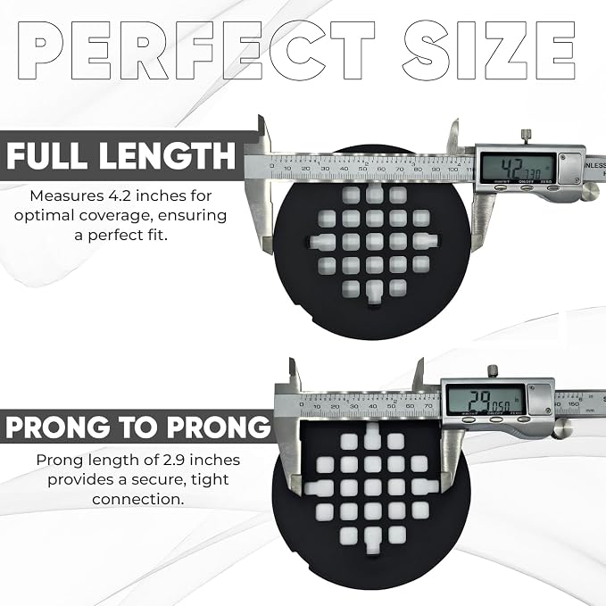 4 ¼” Matte Black Snap-in Shower Drain Cover - Premium Round Black Grate Replacement - 4.25" OD Strainer - Easy Install - Durable Solid Brass Construction