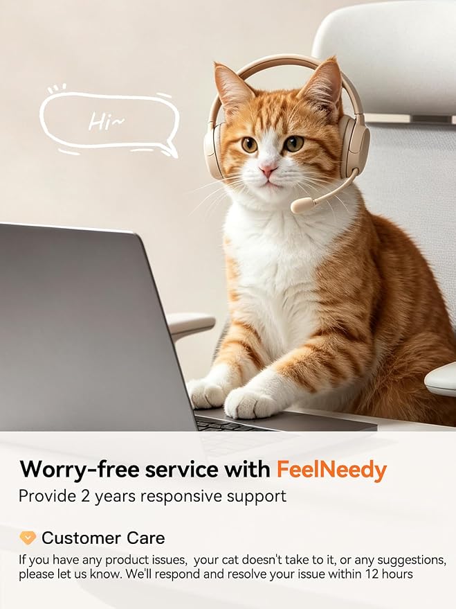 FEELNEEDY Wireless Cat Water Fountain Stainless Steel with Sensor, 4000mAh Battery Operated, 4L/135fl oz Pet Water Fountain for Cats Dogs, Ultra Quiet Cat Drinking Fountain with 2 Filters (YPD-C004S)