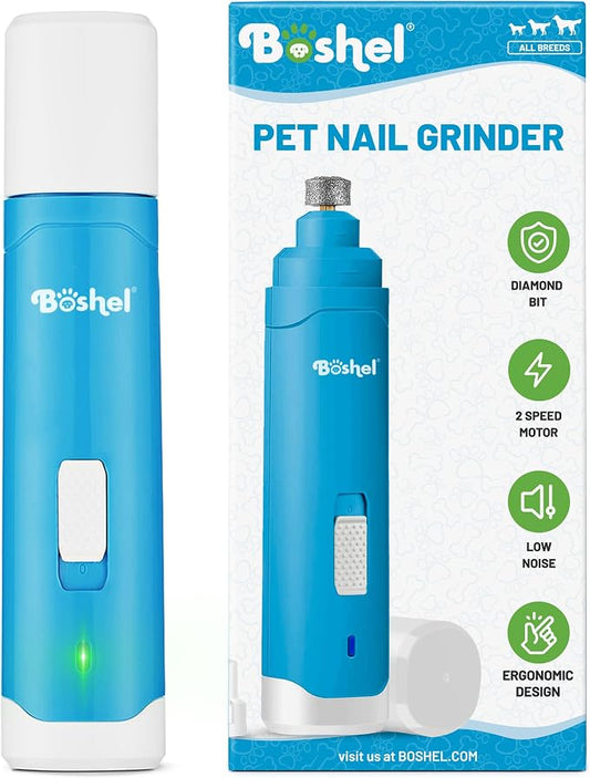 Quiet Noise Pet Nail Grinder for Dogs, Toenail Grinder for Large Breeds to Small Puppy and Cats