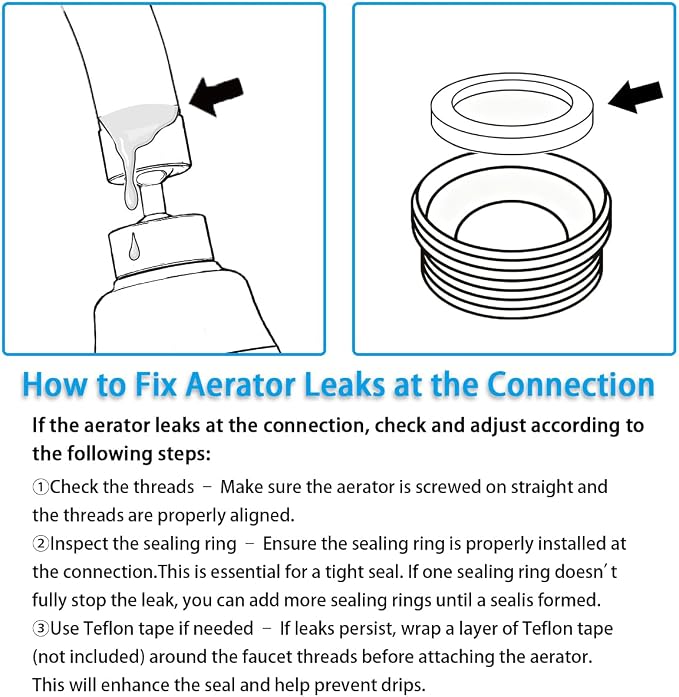 Faucet Aerator Faucet Sprayer Attachment, Kitchen Faucet Head Replacement with 4 Spray Modes, 360° Swivel Faucet Extender Anti-Splash Sink Sprayer Faucet Nozzle Head (Diamond, Silver)