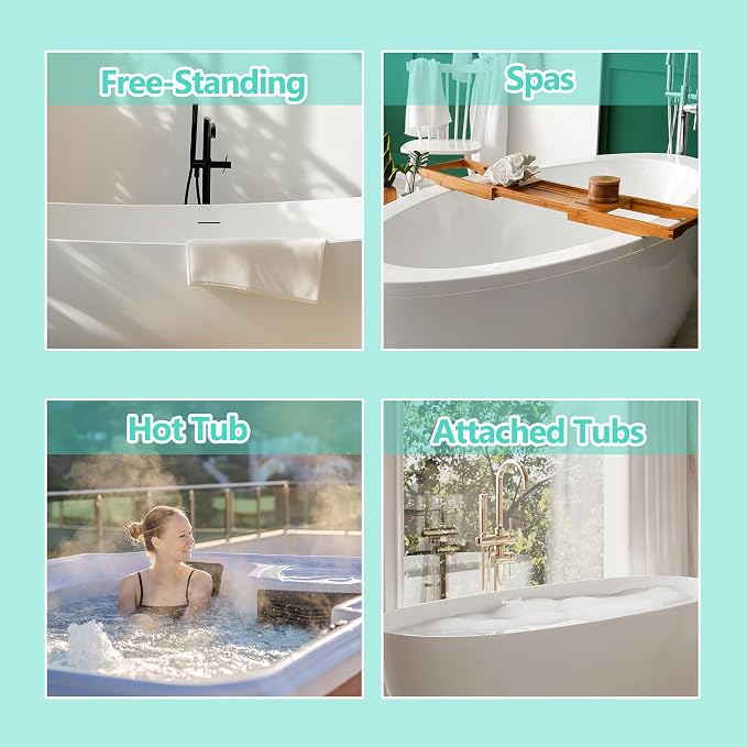 MABOZOO Bath Seat Pillow for Bathtub, Bathtub Seat Cushion For Tub with Non-Slip Suction Cups, Spa Pillow Shower Seat Cushion Bath Tub Cushion For Soaking Tub in Bathroom