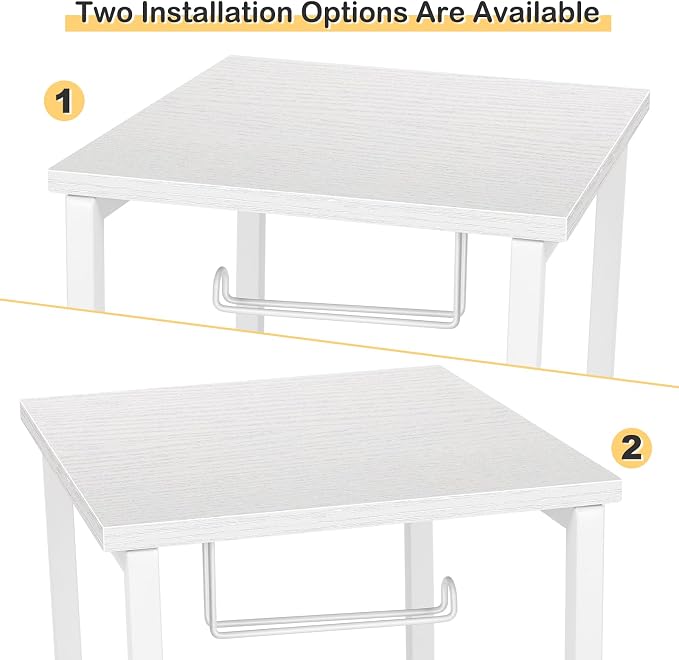 OYEAL Bathroom Storage Cabinet Freestanding Bath Shelf with Drawer Toilet Paper Storage Stand 3 Tier Towel Storage Organizer for Laundry Room Entryway Kitchen Pantry, White