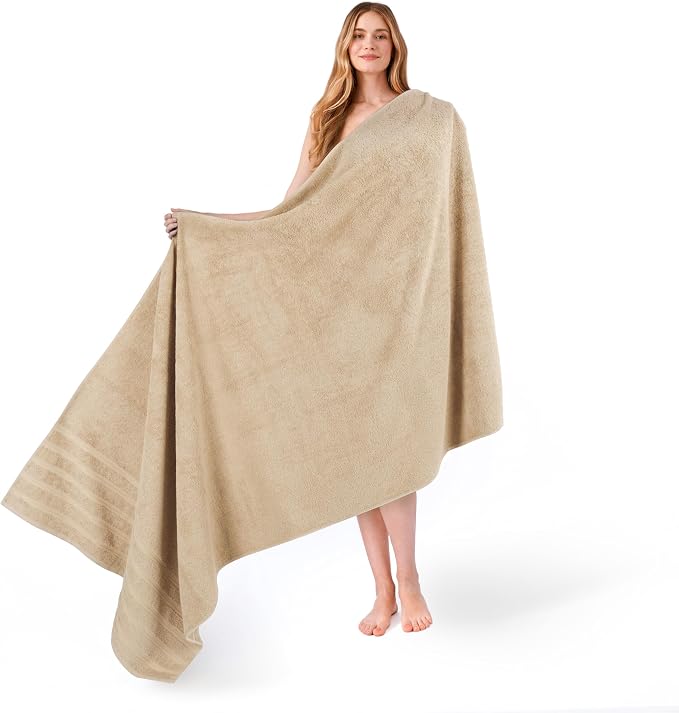 American Soft Linen 100% Cotton Luxury Turkish Towels, 35x70 XL Bath Sheet | Soft Absorbent Quick Dry OEKO Tex Standard 100 Certificated Durable Machine Washable Premium Hotel Quality